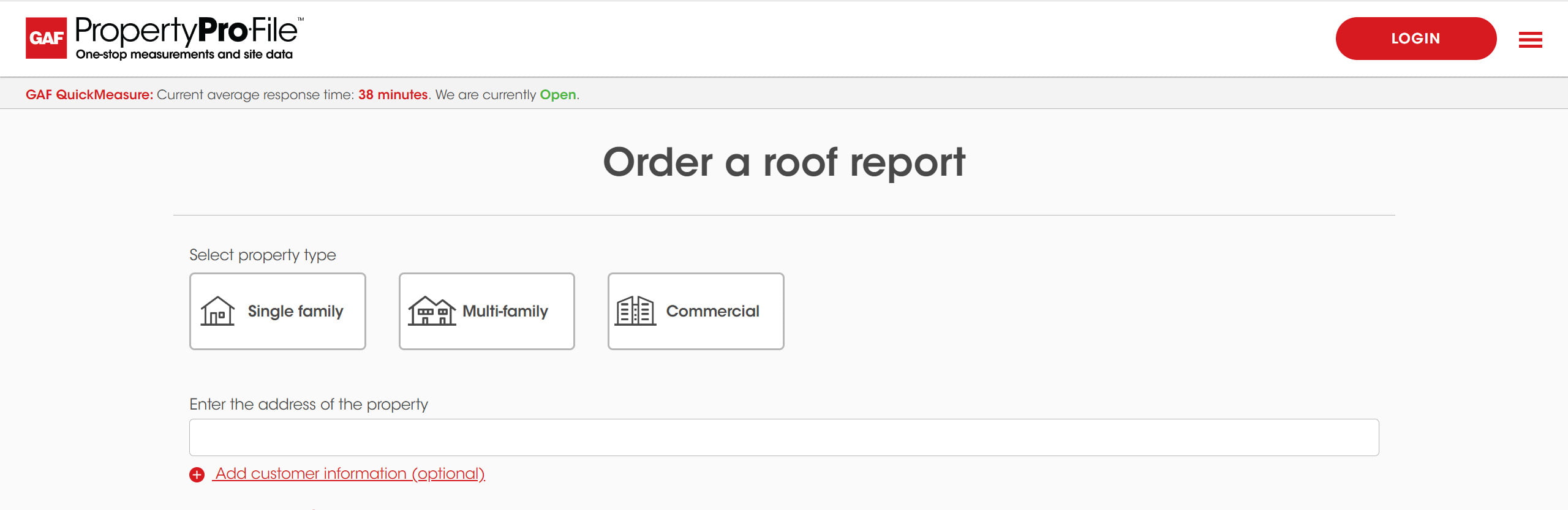 ROOFLINK Roofing Sales CRM GAF Quick Measure Integration
